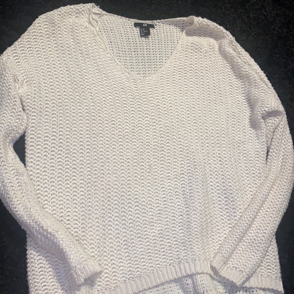 H&M Off White Sweater
